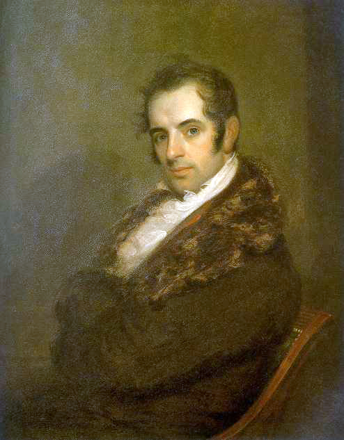 John Wesley Jarvis, "Portrait of Washington Irving, 1809. (Courtesy of the New York Public Library)