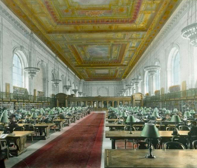 Main Reading Room, New York Public Library (Courtesy of New York Public Library)