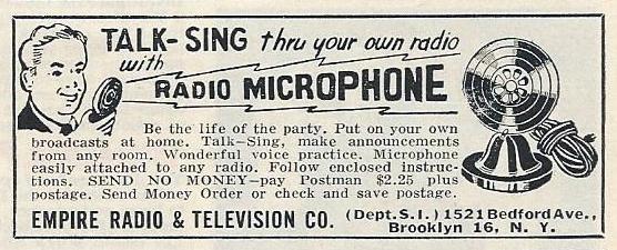 Vintage_Ad_For_Empire_Radio_Microphone,_From_Popular_Science_Magazine,_June_1948_(13642866735)