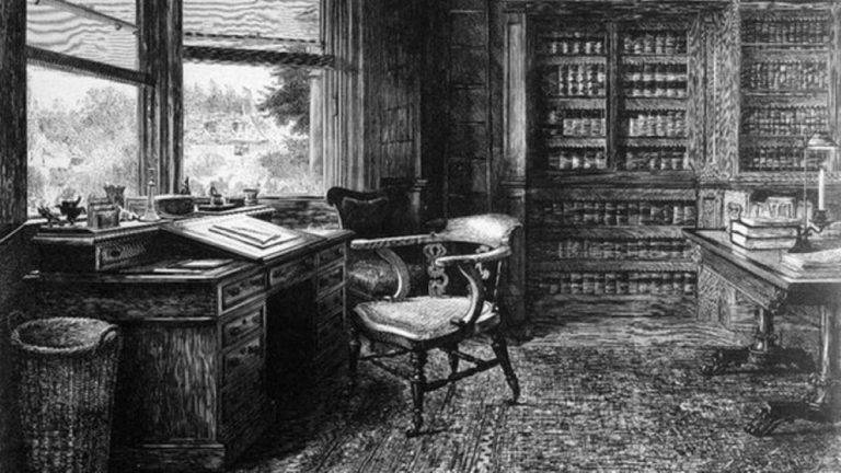 Samuel Luke Fildes, The Empty Chair, Gad’s Hill—Ninth of June 1870